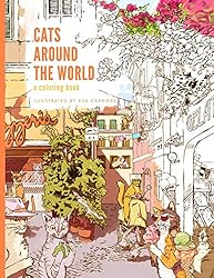 Cats Around the World: A Coloring Book